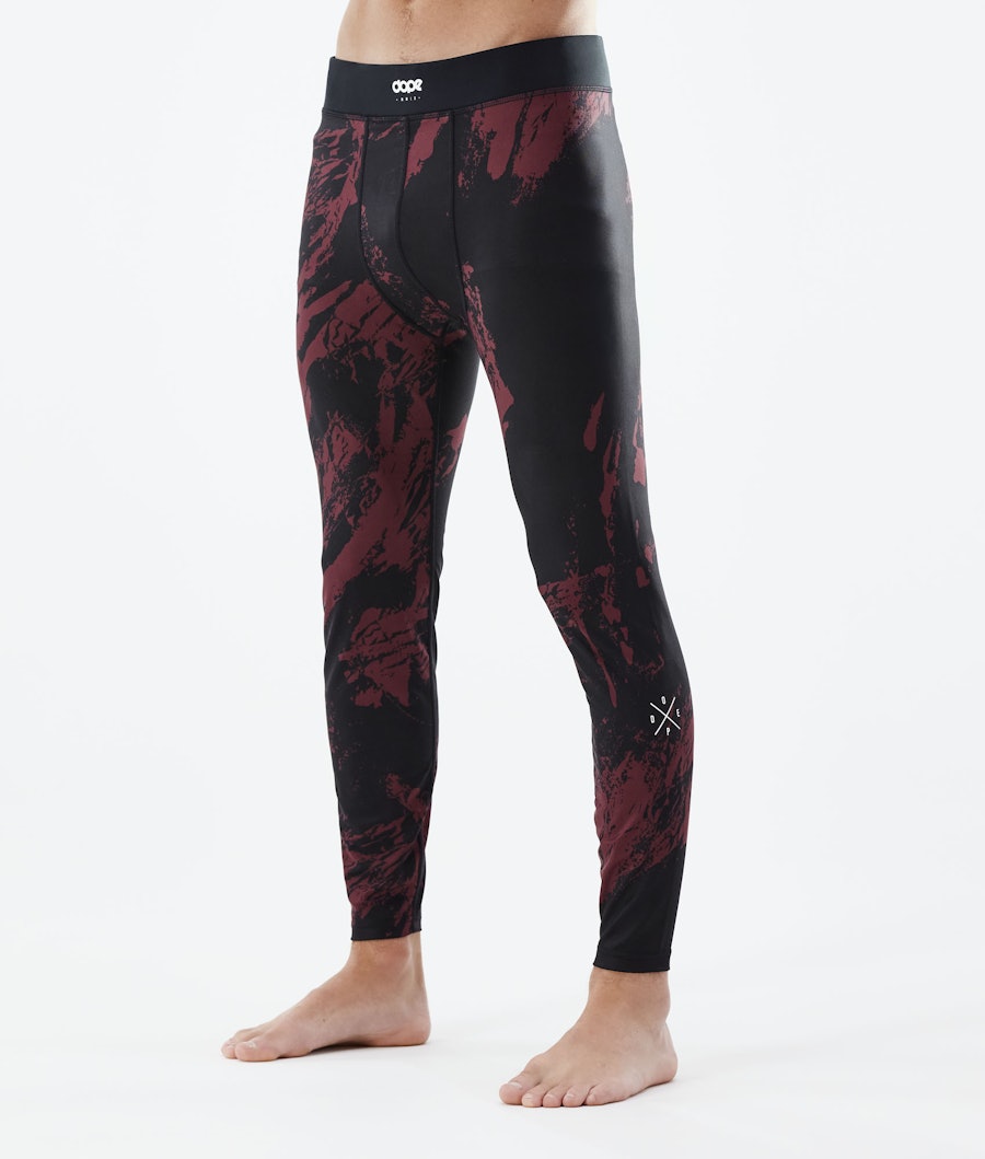 Dope Snuggle 2X-UP Base Layer Pant Paint Burgundy