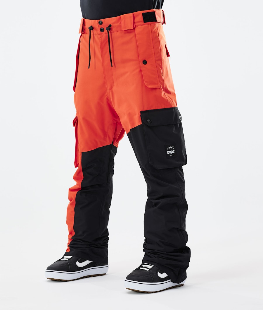 Adept 2021 Kalhoty na Snowboard Pánské Orange/Black