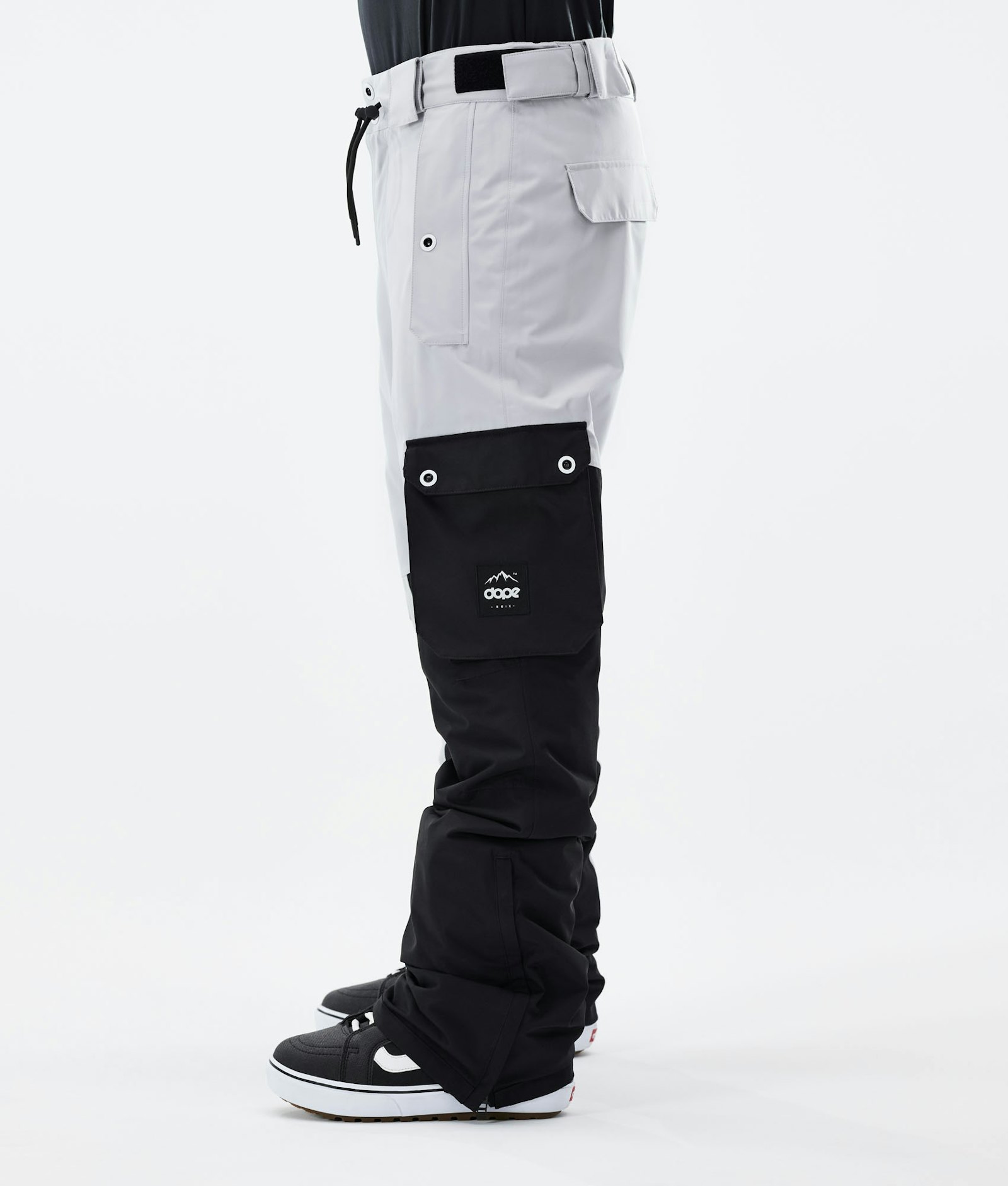 Dope Adept 2021 Pantalon de Snowboard Homme Light Grey/Black
