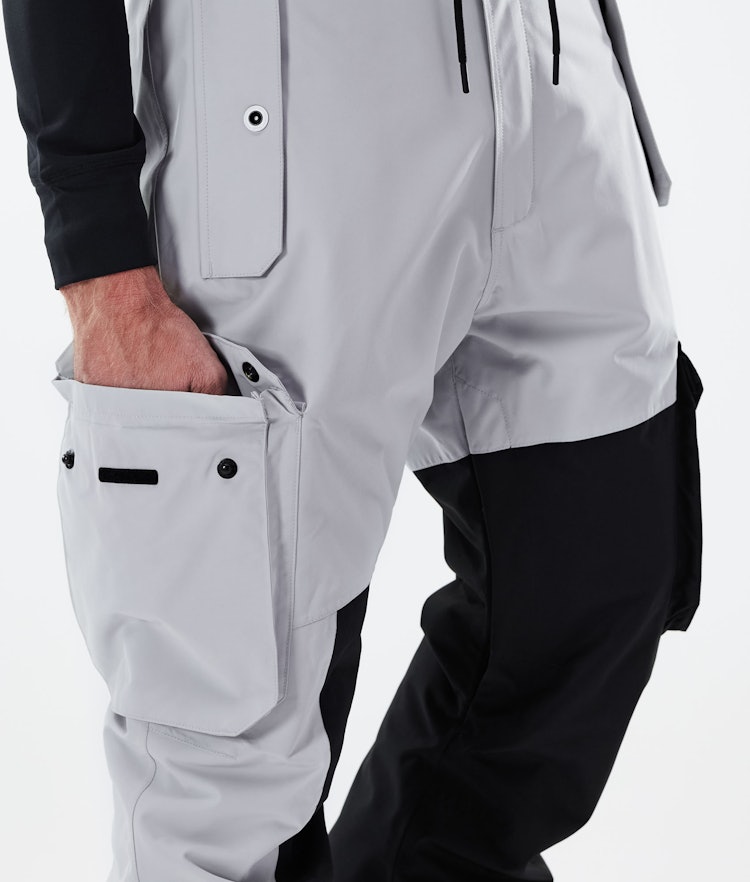 Adept 2021 Pantalon de Snowboard Homme Light Grey/Black, Image 5 sur 6