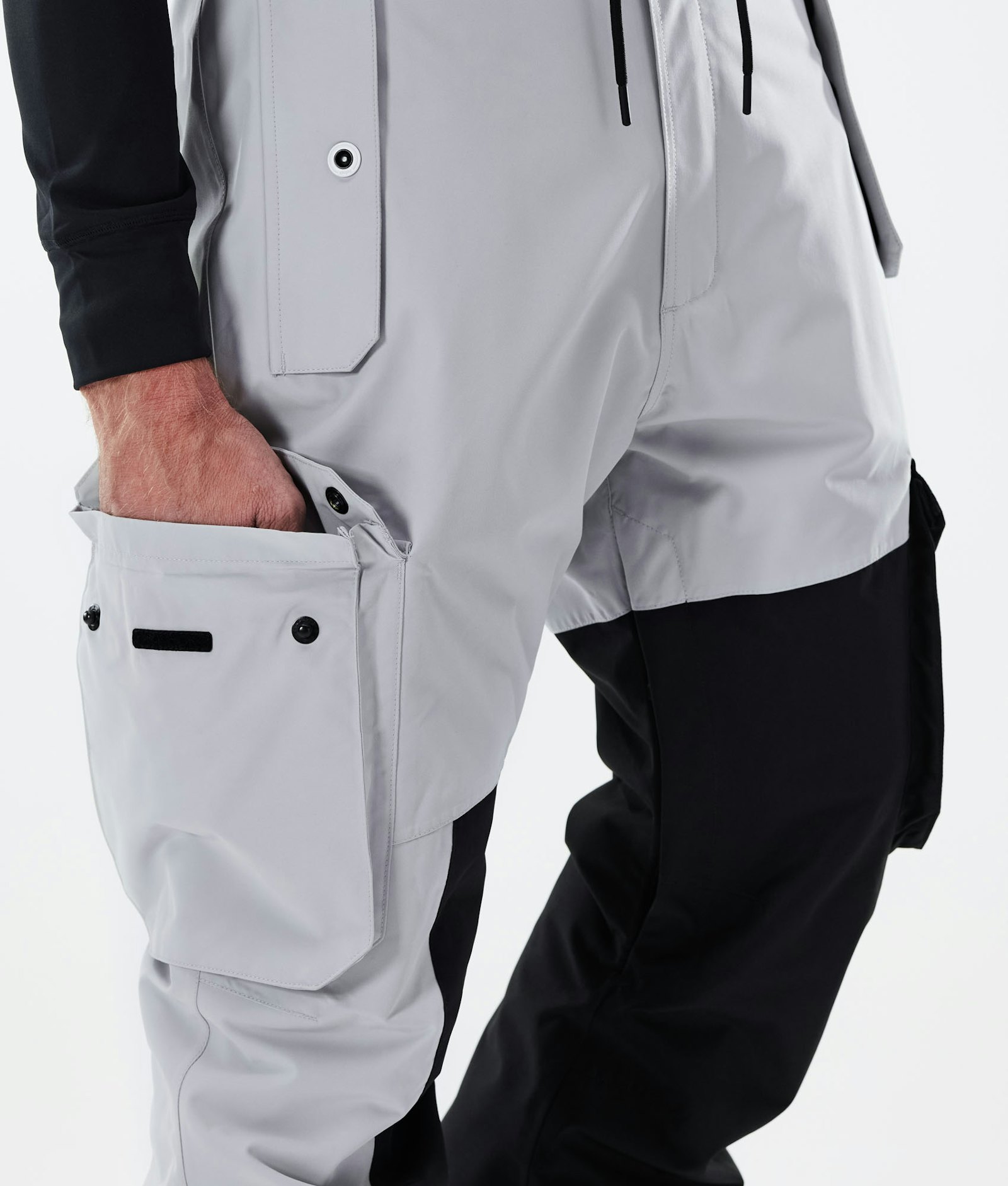 Dope Adept 2021 Kalhoty na Snowboard Pánské Light Grey/Black