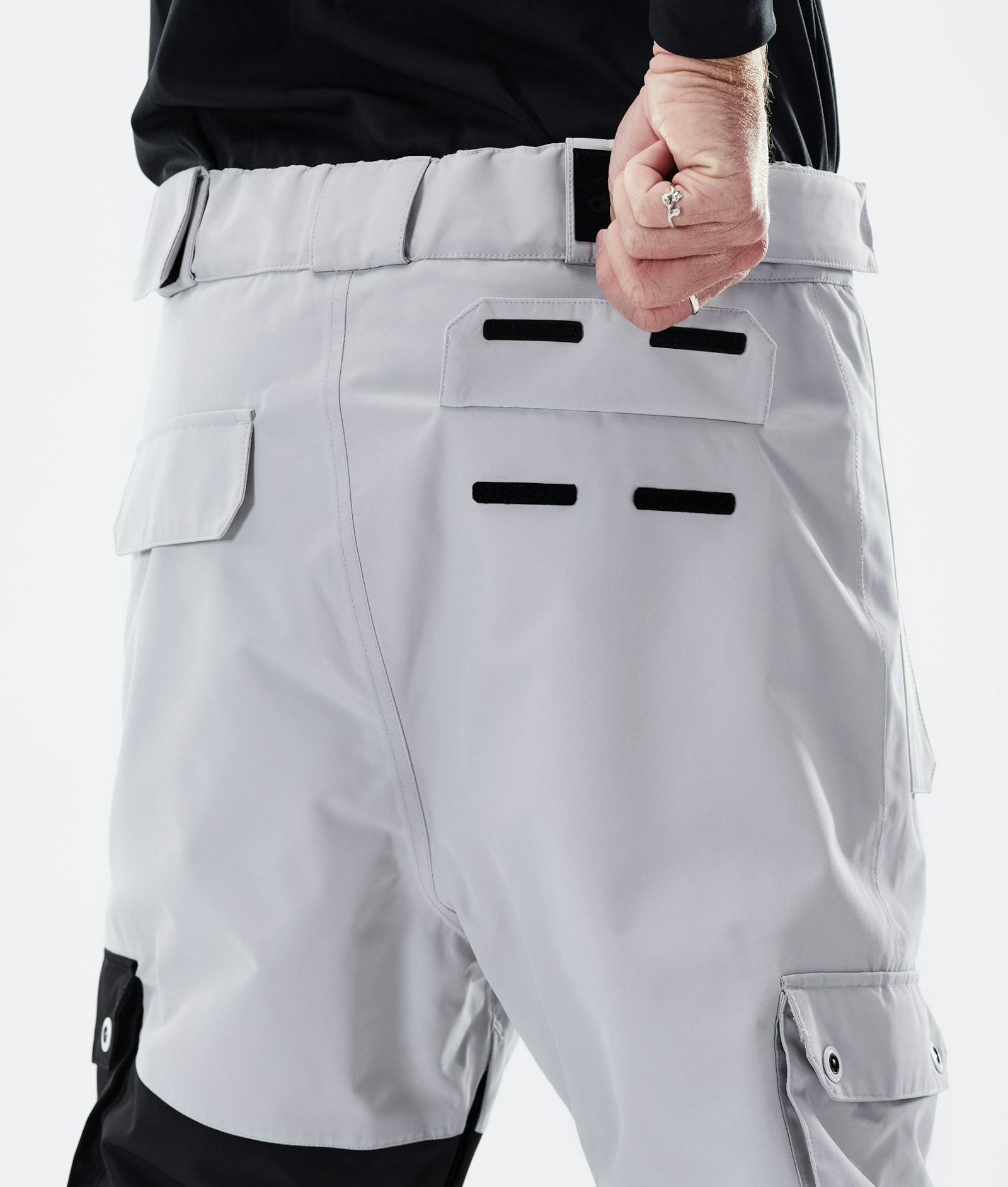 Adept 2021 Pantalon de Ski Homme Light Grey/Black