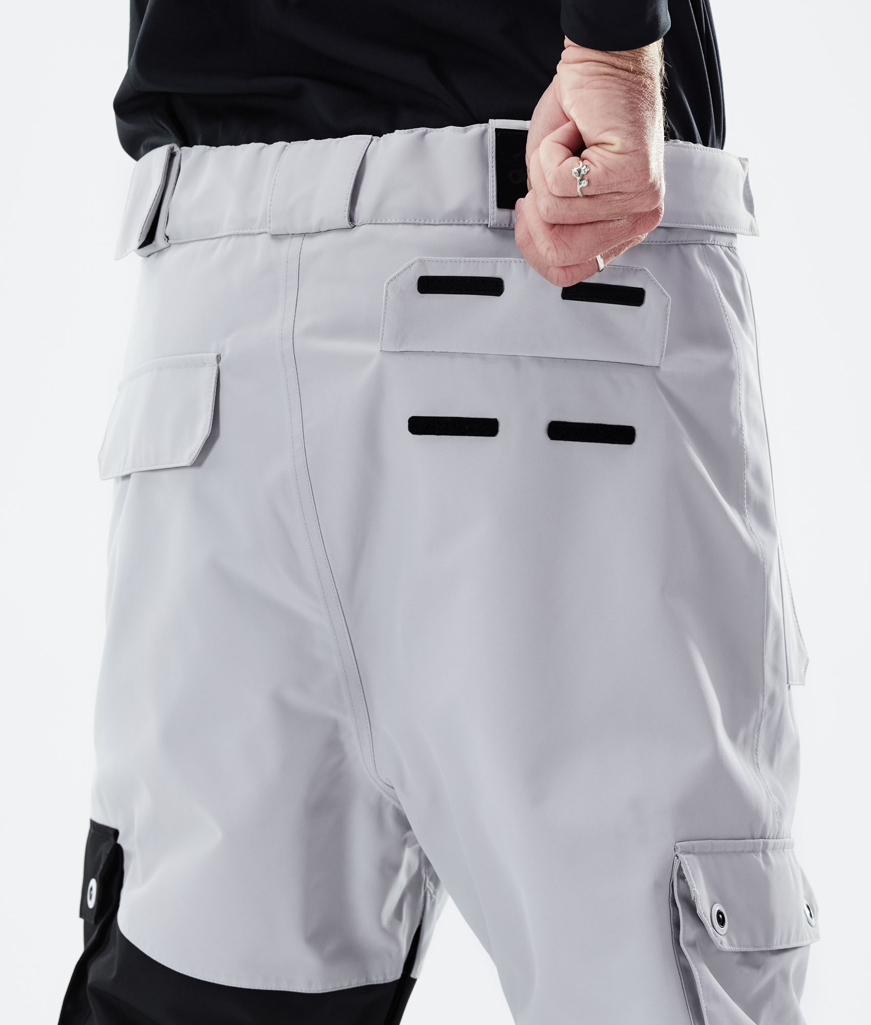 Dope Adept 2021 Snowboard Pants Men Light Grey/Black