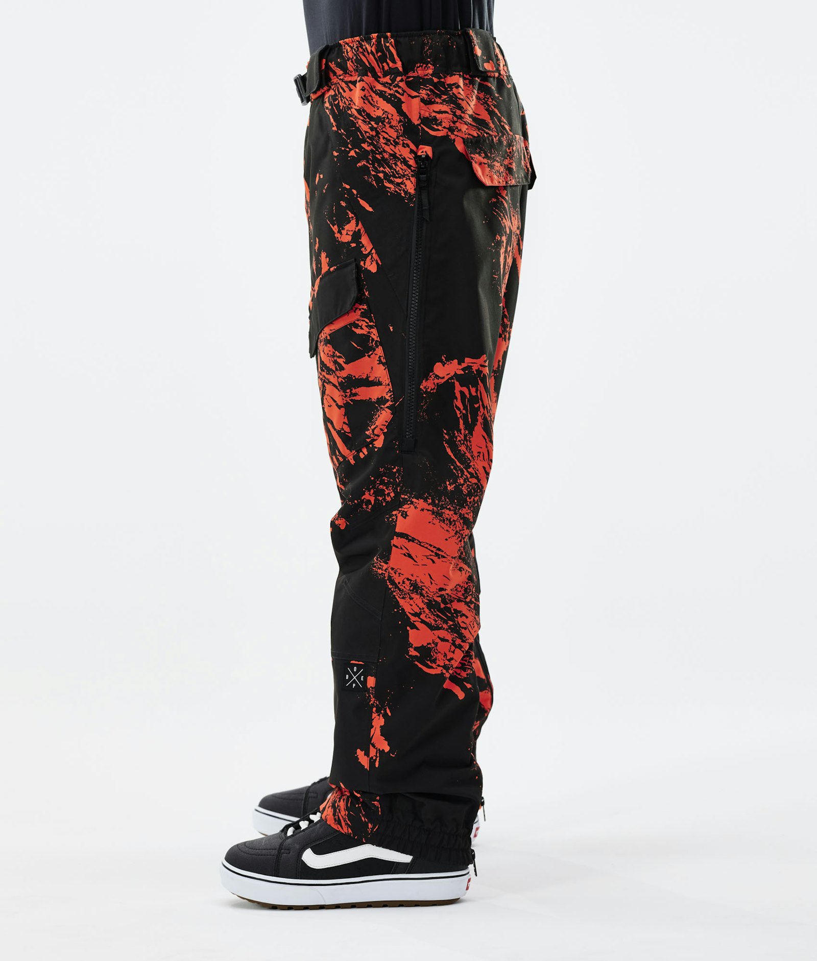 Dope Antek 2021 Pantalon de Snowboard Homme Paint Orange