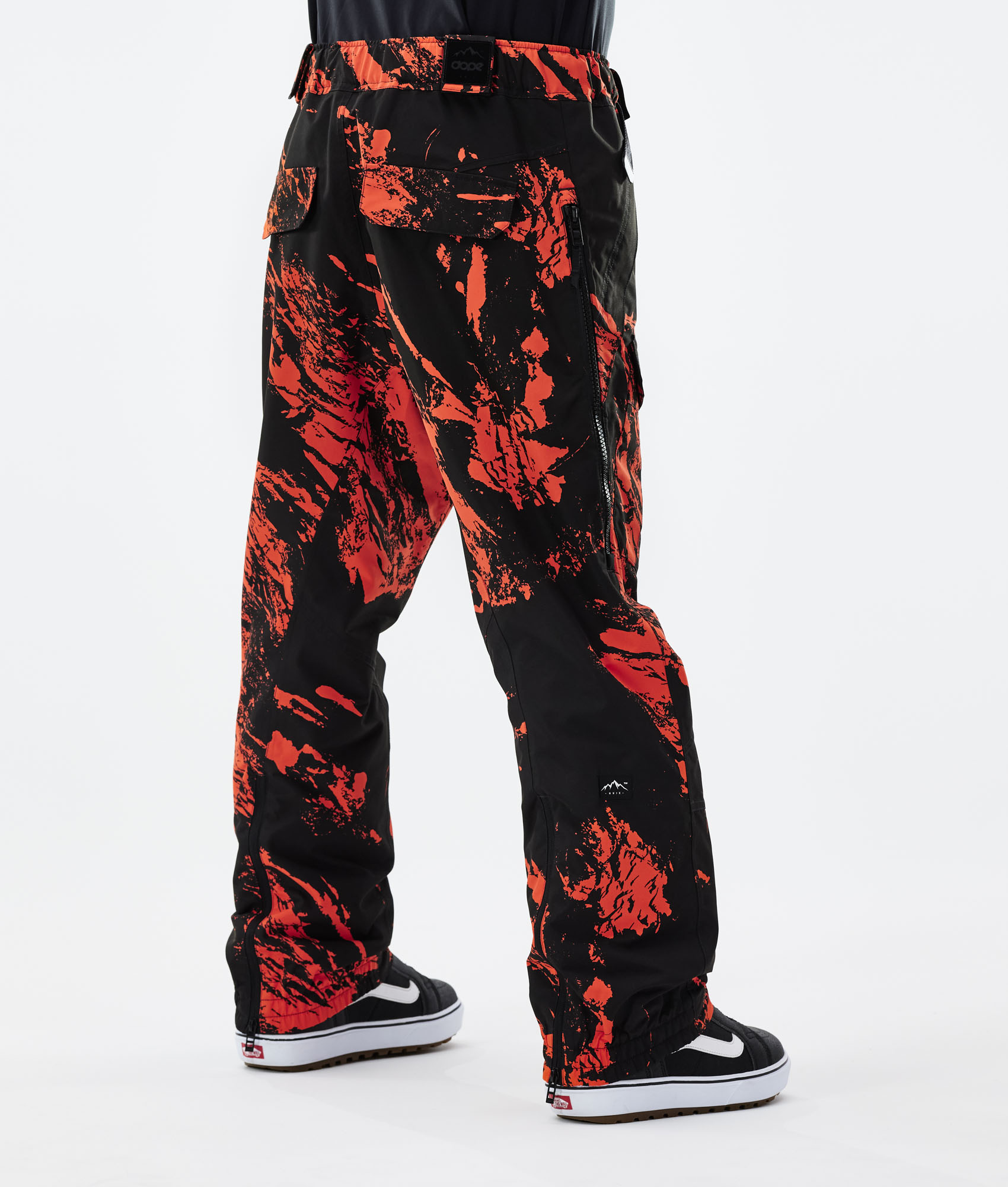 Dope Antek 2021 Snowboard Pants Men Paint Orange