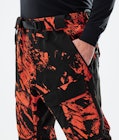 Dope Antek 2021 Snowboard Pants Men Paint Orange, Image 4 of 6