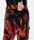 Antek 2021 Pantalon de Snowboard Homme Paint Orange, Image 6 sur 6