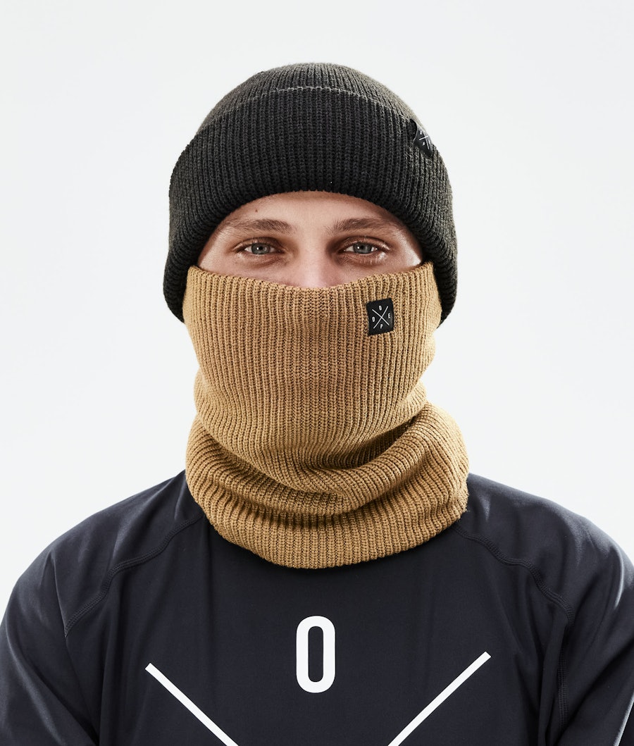 2X-UP Knitted Facemask Gold