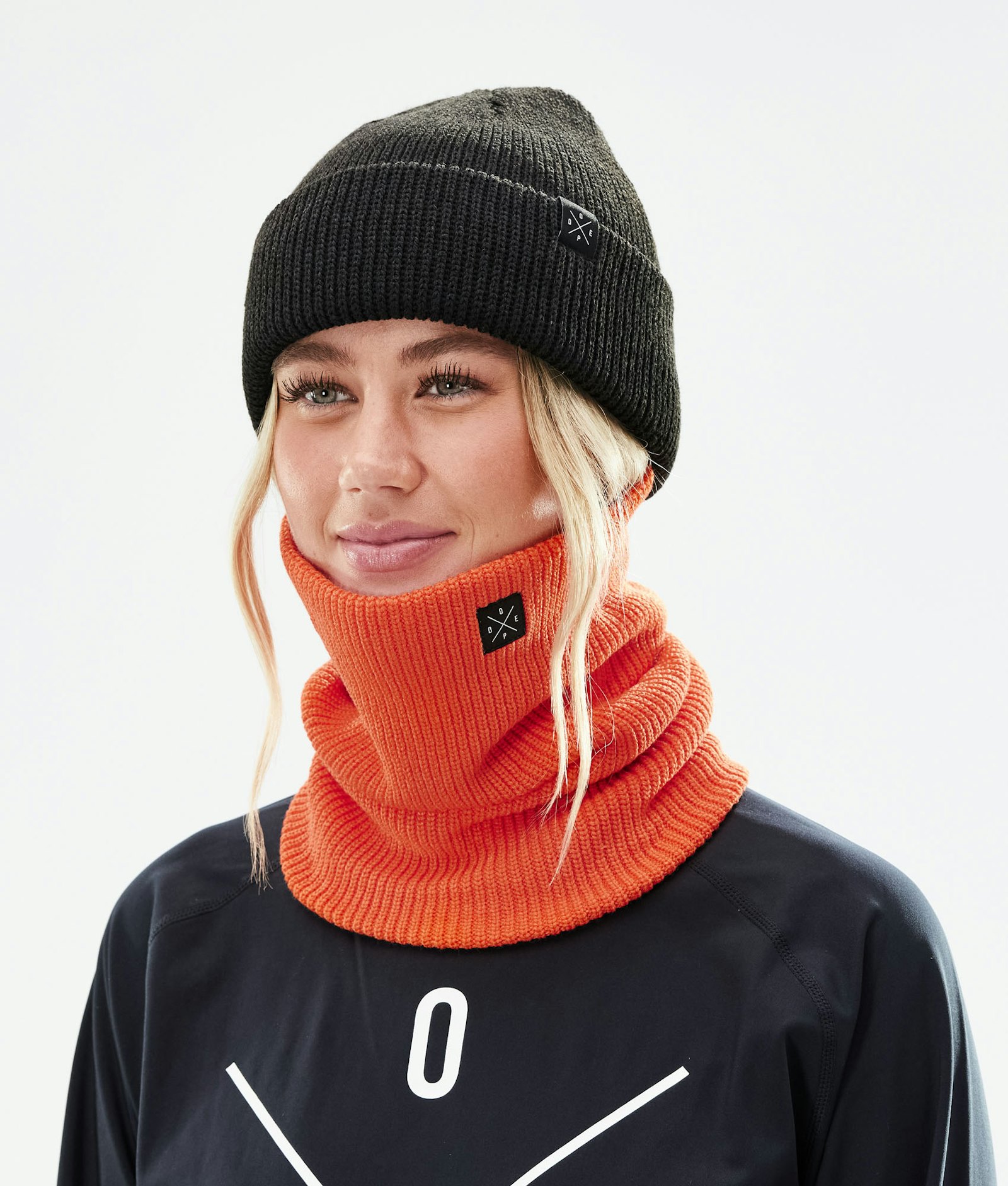 Dope 2X-UP Knitted Facemask Orange