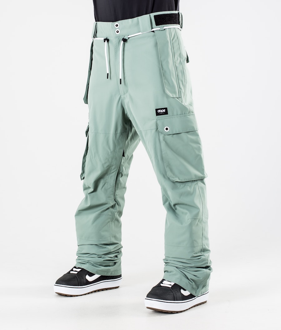 Dope Iconic 2020 Snowboard Pants Faded Green