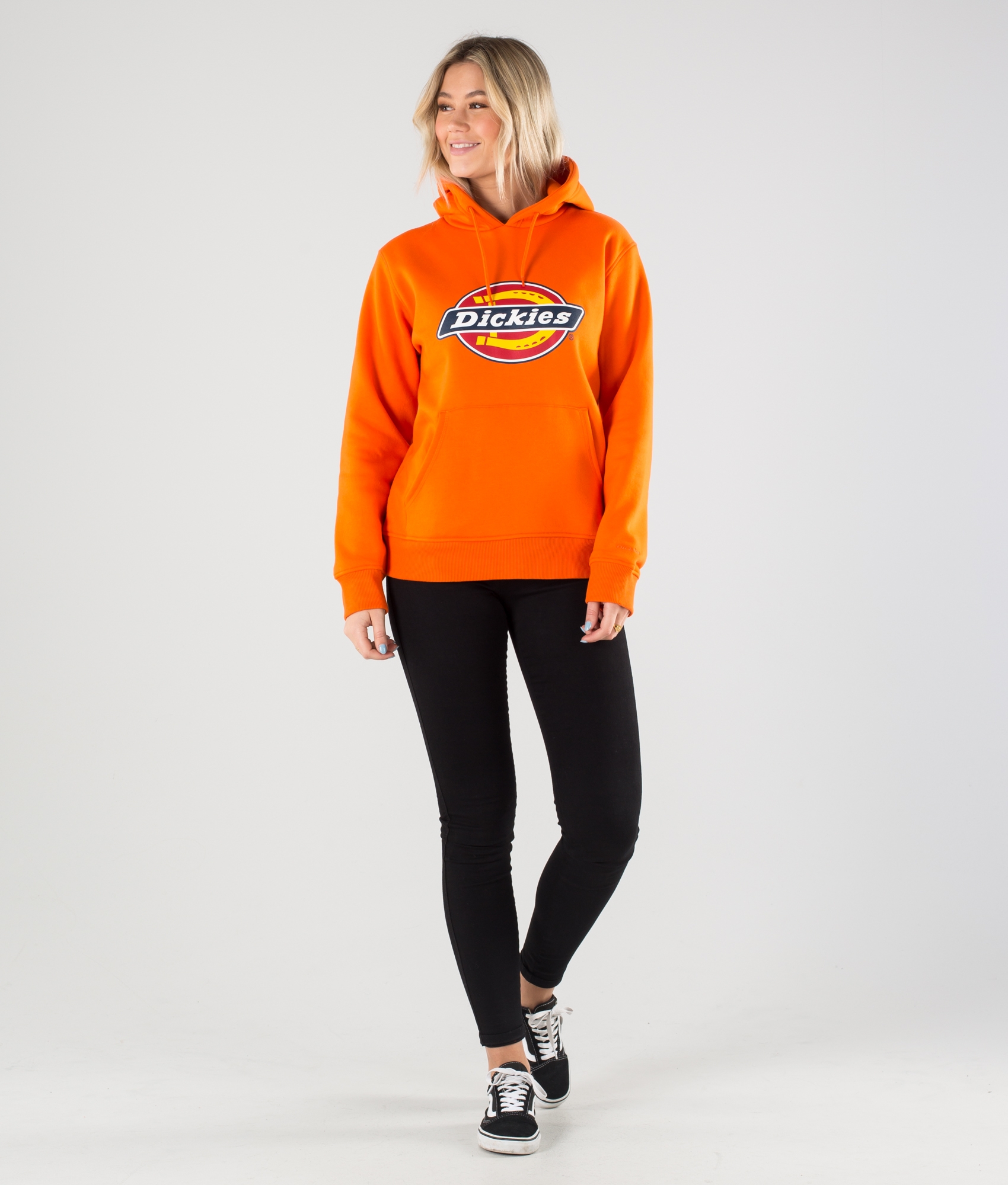 bright orange hoodie women's