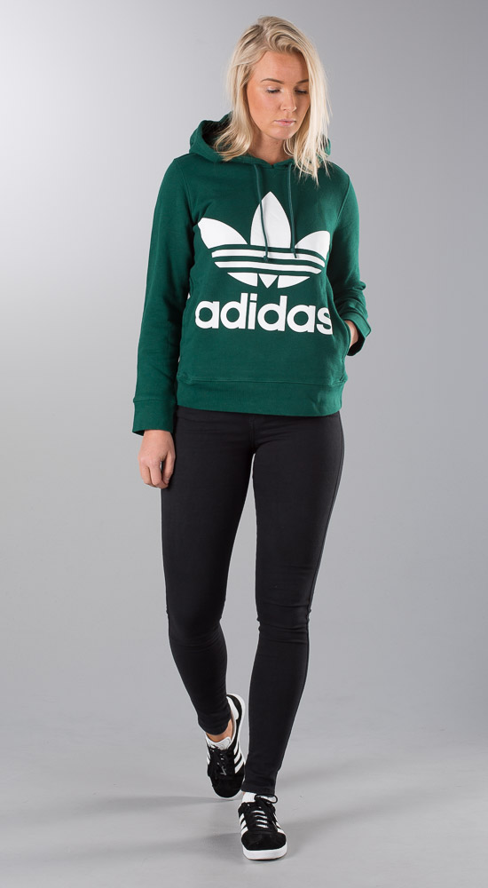 Adidas Originals Standard Style Ridestore Adidas Originals Trefoil Gensere Collegiate Green Ridestore.no
