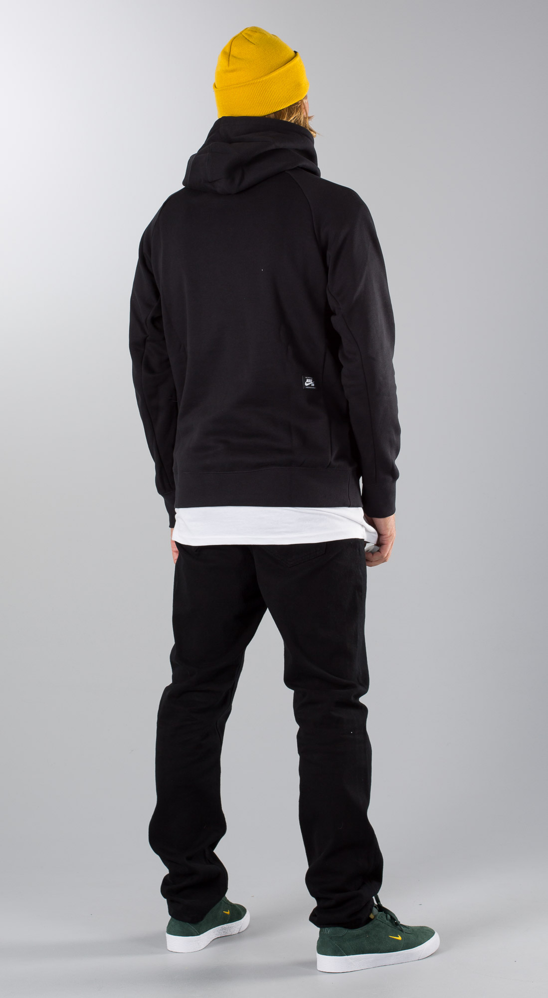 Nike Icon Floral Black White Yellow Ochre Outfit Ridestore