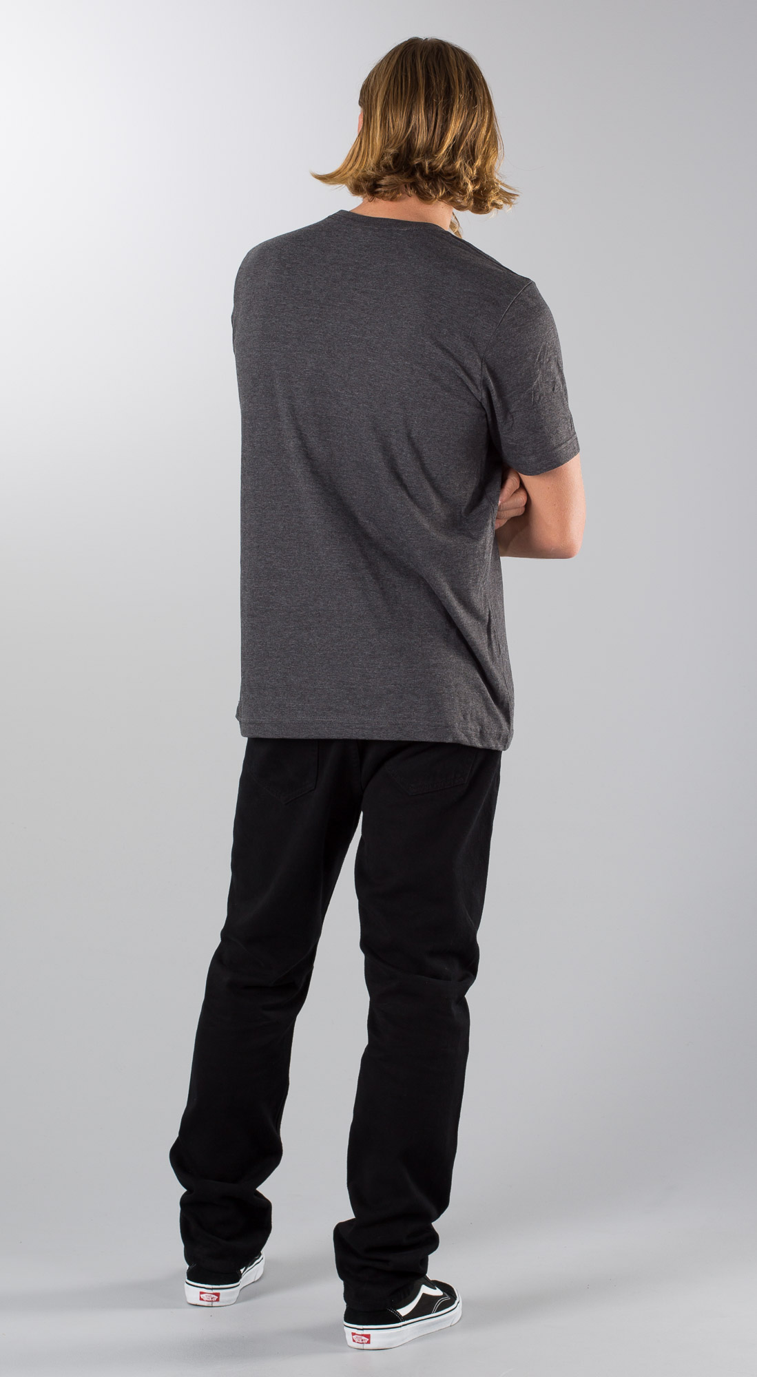 dark grey t shirt outfit