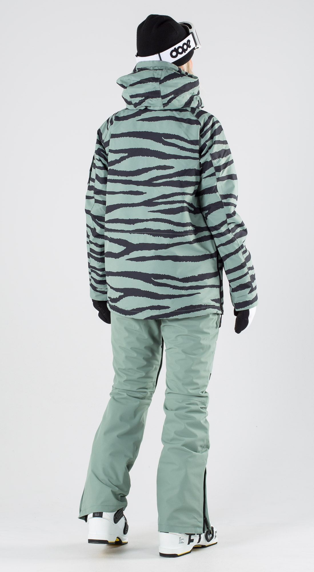 zebra ski pants