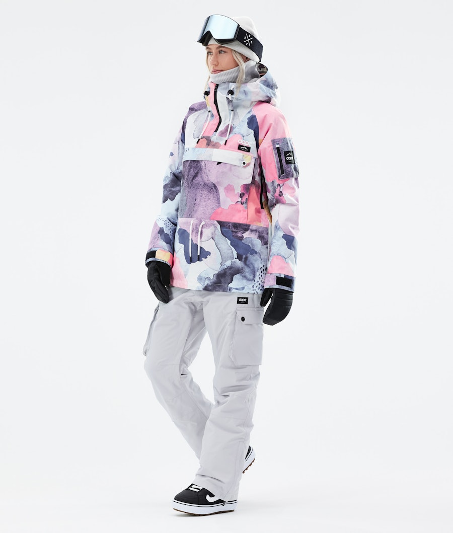 Annok W Snowboard Outfit Dames Ink/Light Grey