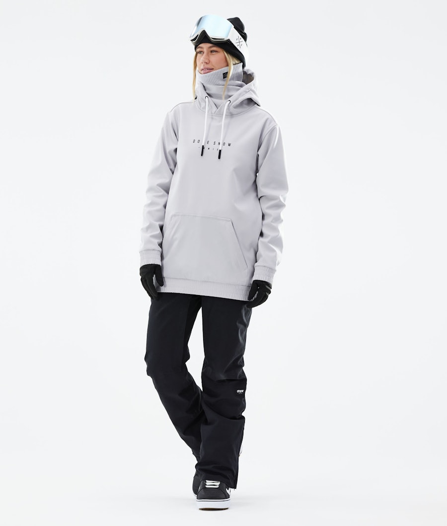 Yeti W Snowboard Outfit Dames Light Grey/Black