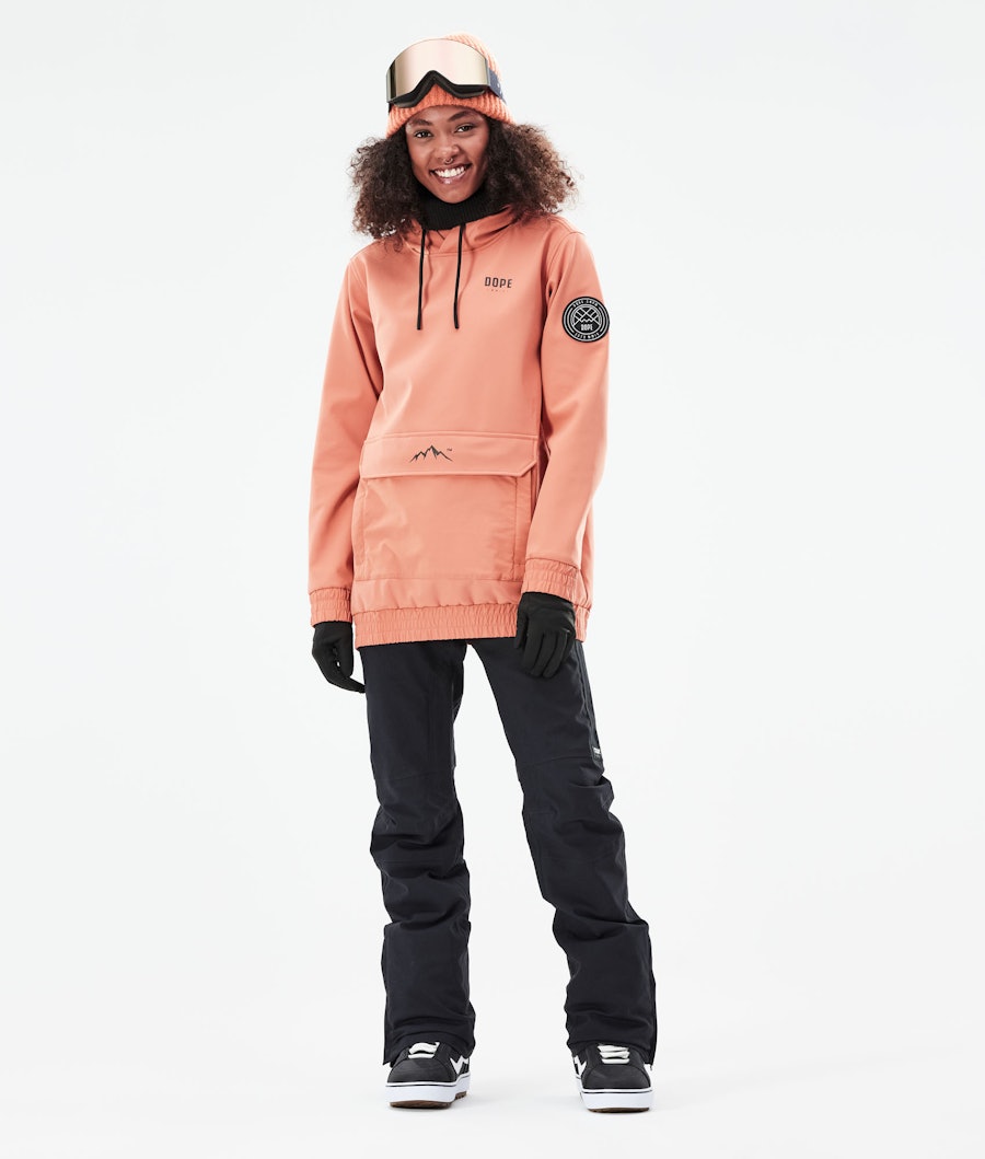 Wylie W Snowboard Outfit Dames Peach/Black