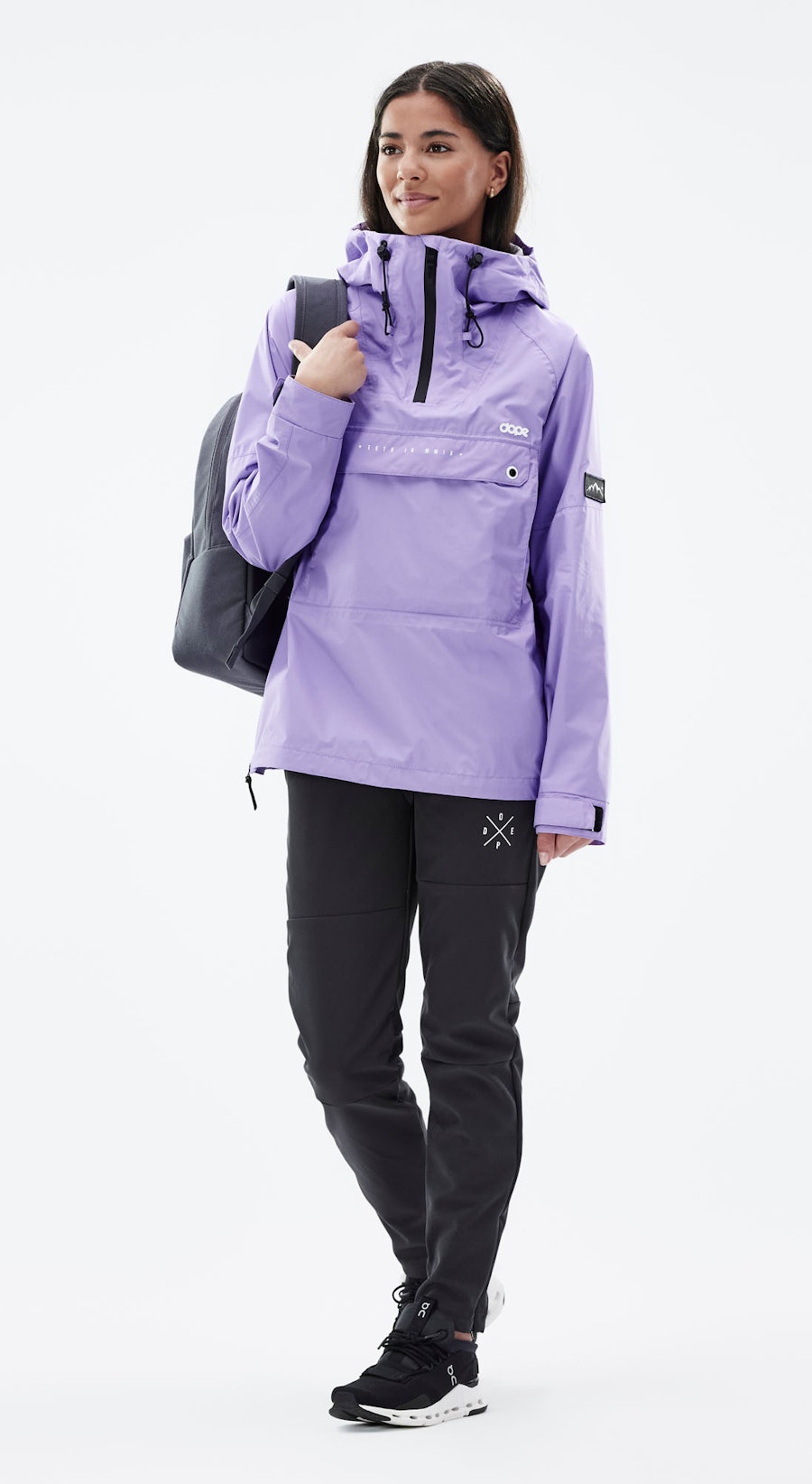 Hiker Light W Outdoor Outfit Dames Faded Violet/Black