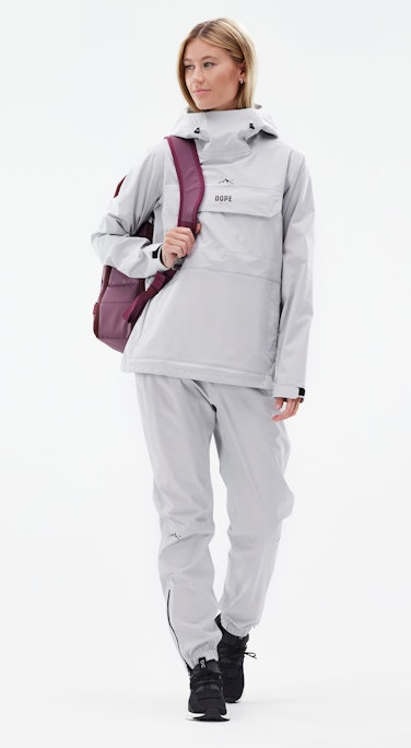 Downpour W Outdoor Outfit Dame Light Grey