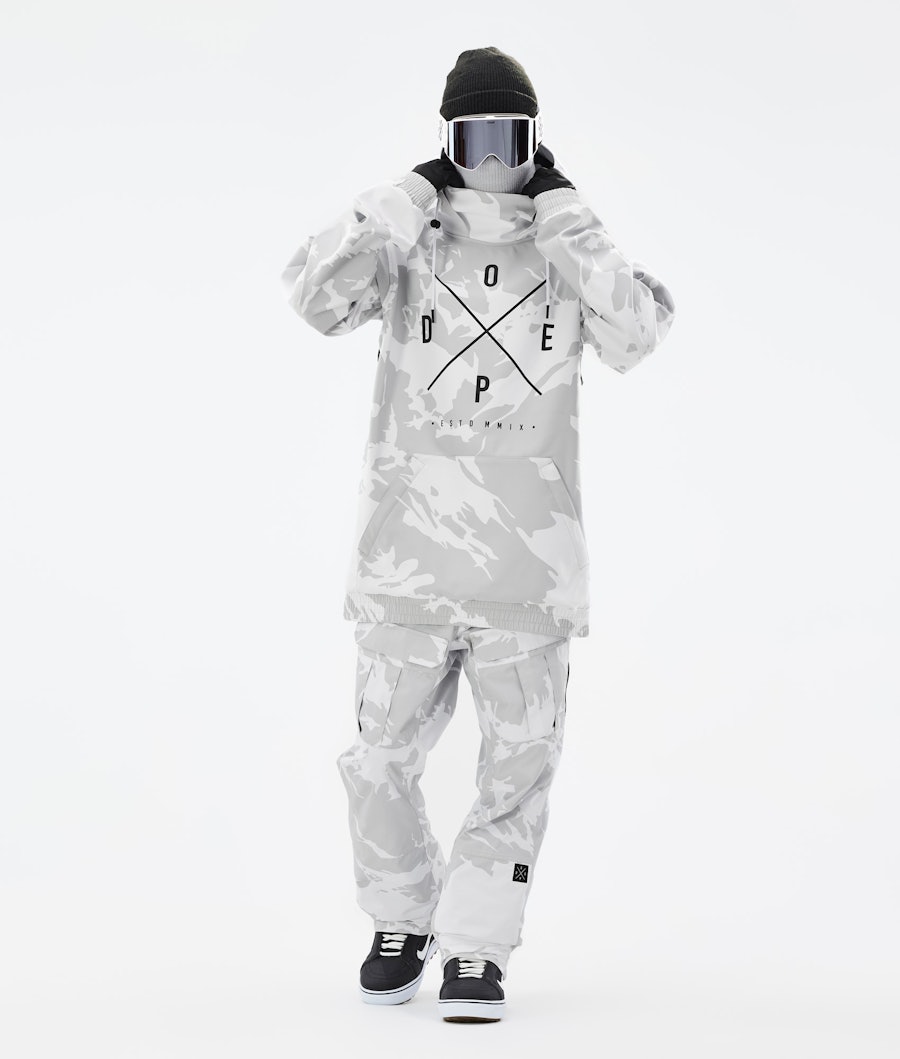 Yeti Outfit Snowboardowy Mężczyźni Grey Camo