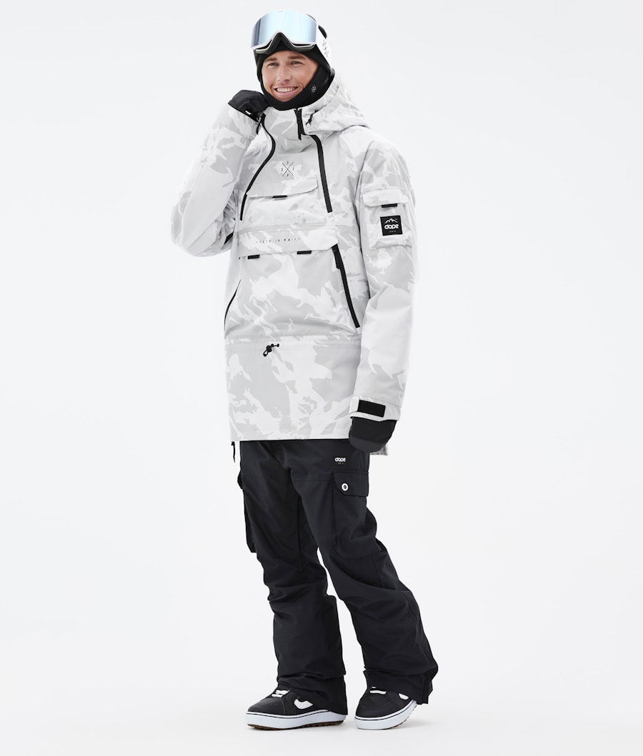 Akin Snowboardový Outfit Pánské Grey Camo/Black