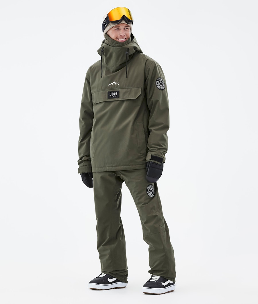 Blizzard Snowboard Outfit Men Olive Green