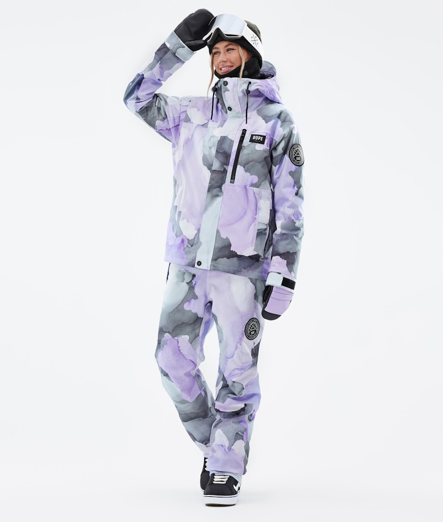 Blizzard W Full Zip Snowboard Outfit Women Blot Violet