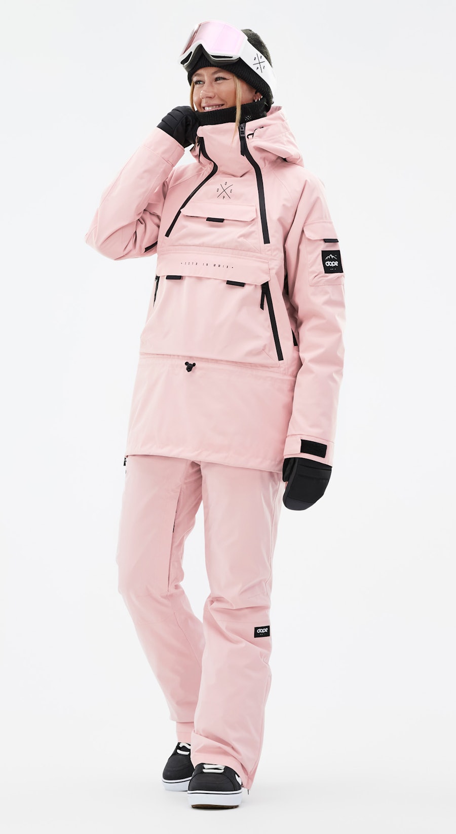 Akin W Snowboard Outfit Women Soft Pink