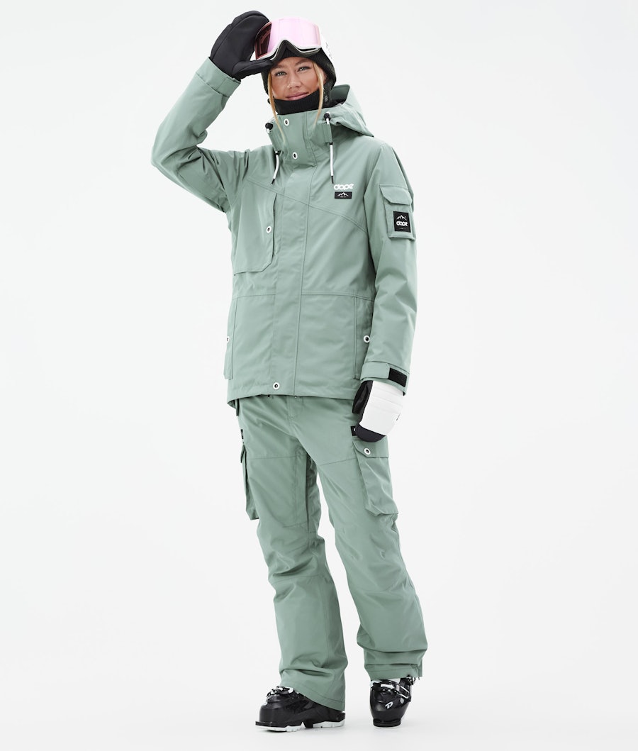 Adept W Ski Outfit Women Faded Green