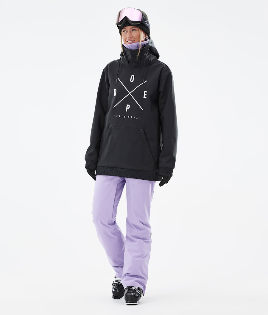 Yeti W Ski Outfit Dames Black/Faded Violet