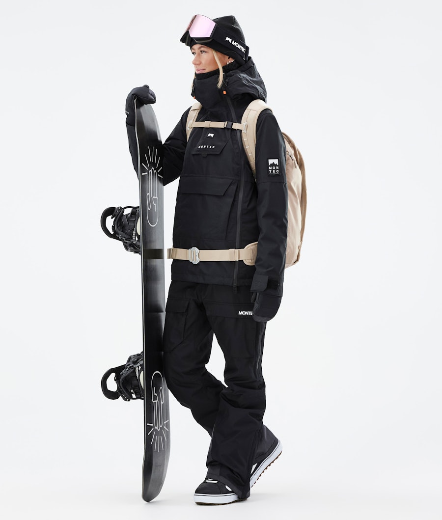 Doom W Snowboardoutfit Dame Black