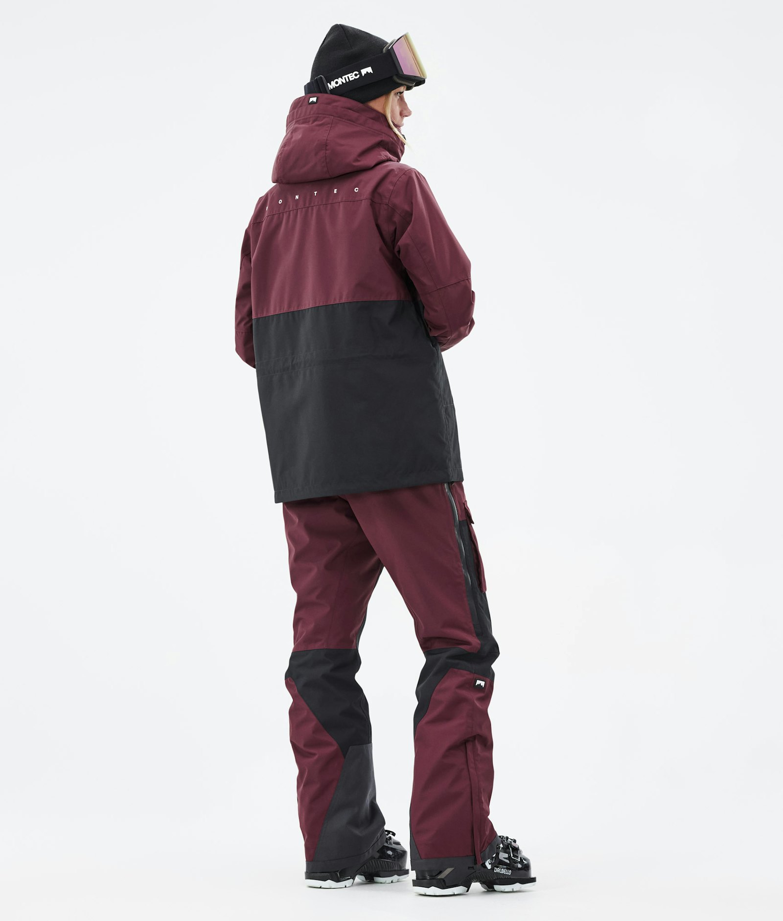 Doom W Outfit de Esquí Mujer Burgundy/Black