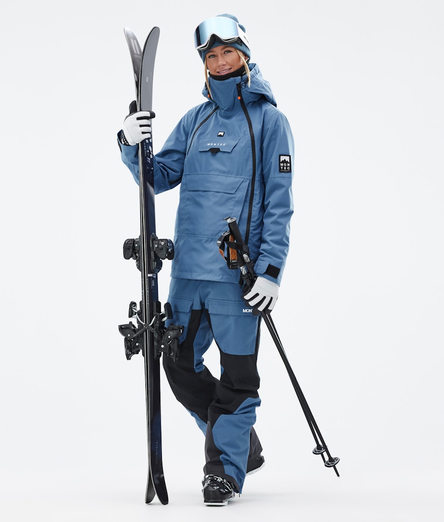 Doom W Ski Outfit Dames Blue Steel/Black