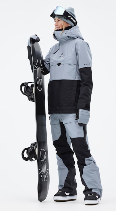 Dune W Snowboard Outfit Dames Soft Blue/Black