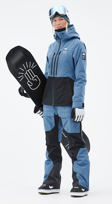 Moss W Snowboard Outfit Women Blue Steel/Black