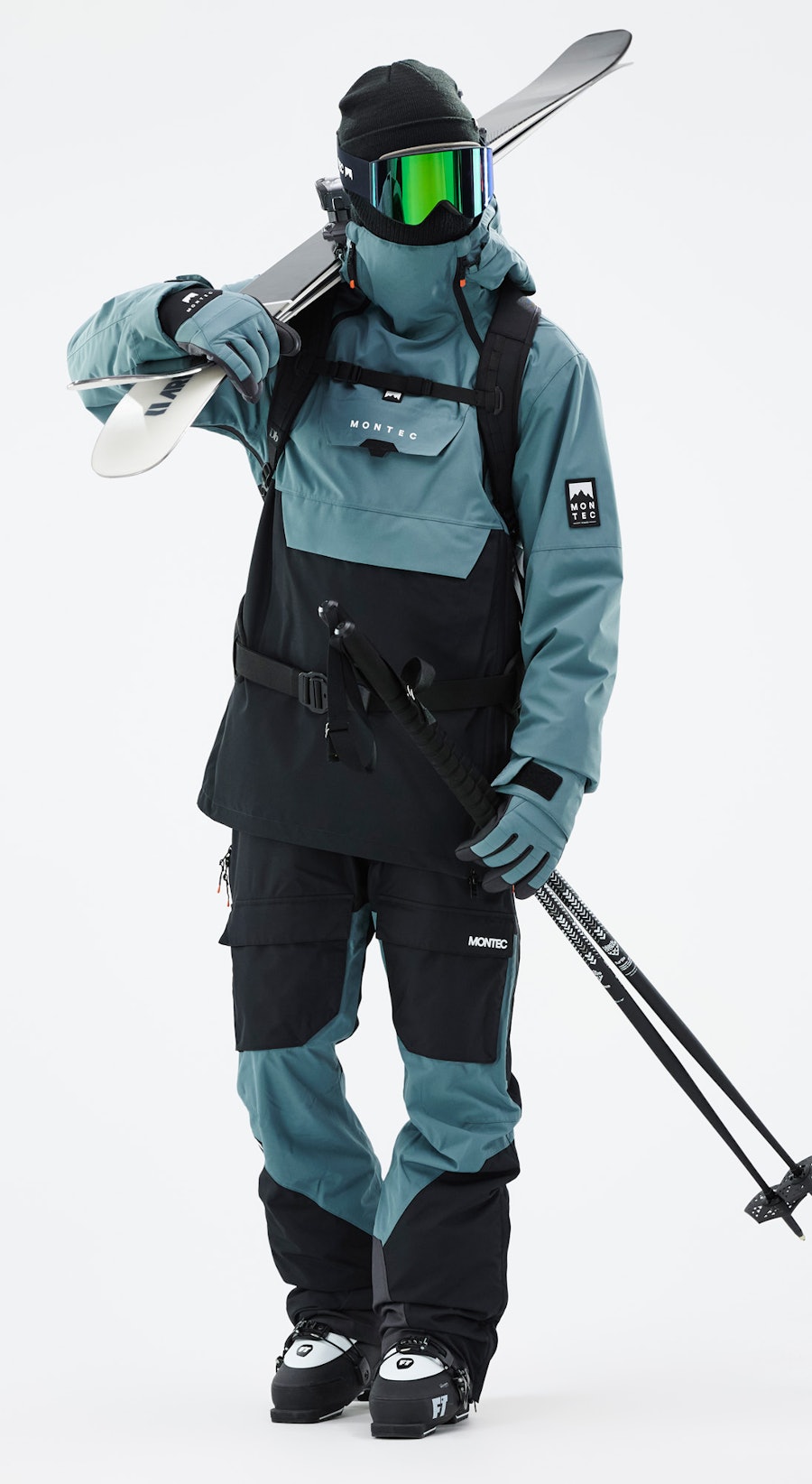 Doom Ski Outfit Men Atlantic/Black