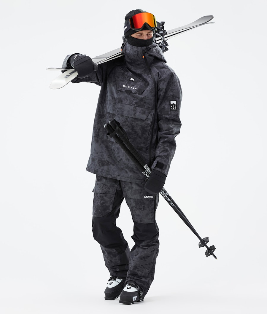 Doom Ski Outfit Men Black Tiedye