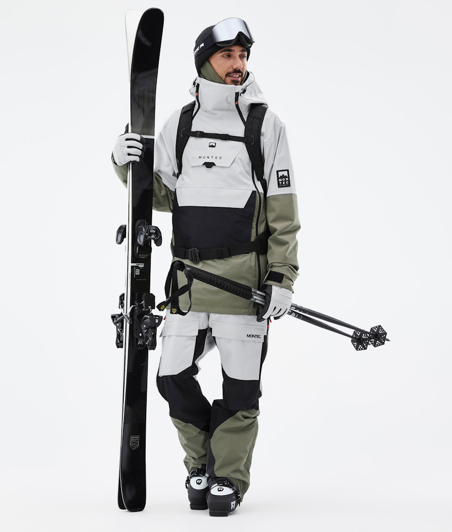 Doom Outfit Ski Homme Light Grey/Black/Greenish