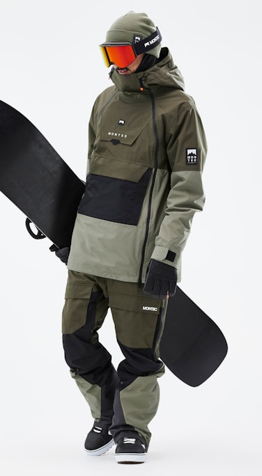 Doom Outfit Snowboardowy Mężczyźni Olive Green/Black/Greenish