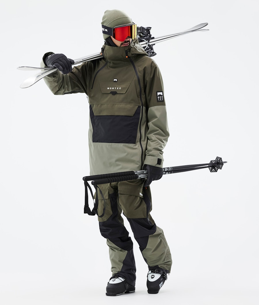 Doom Ski Outfit Men Olive Green/Black/Greenish