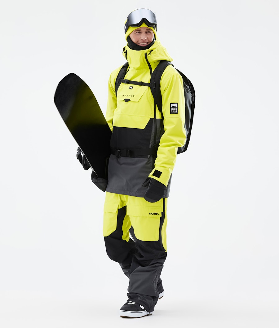 Doom Snowboard Outfit Heren Bright Yellow/Black/Phantom