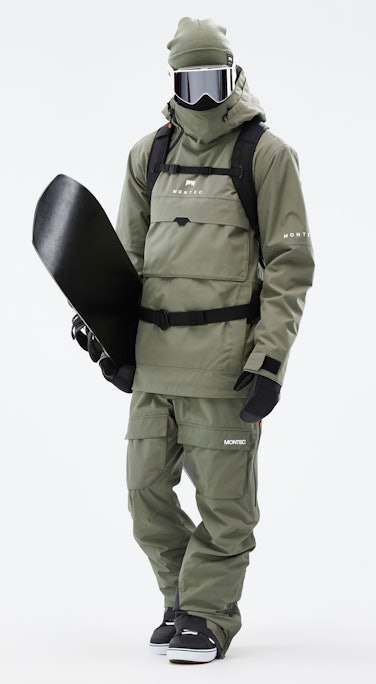 Dune Outfit Snowboardowy Mężczyźni Greenish
