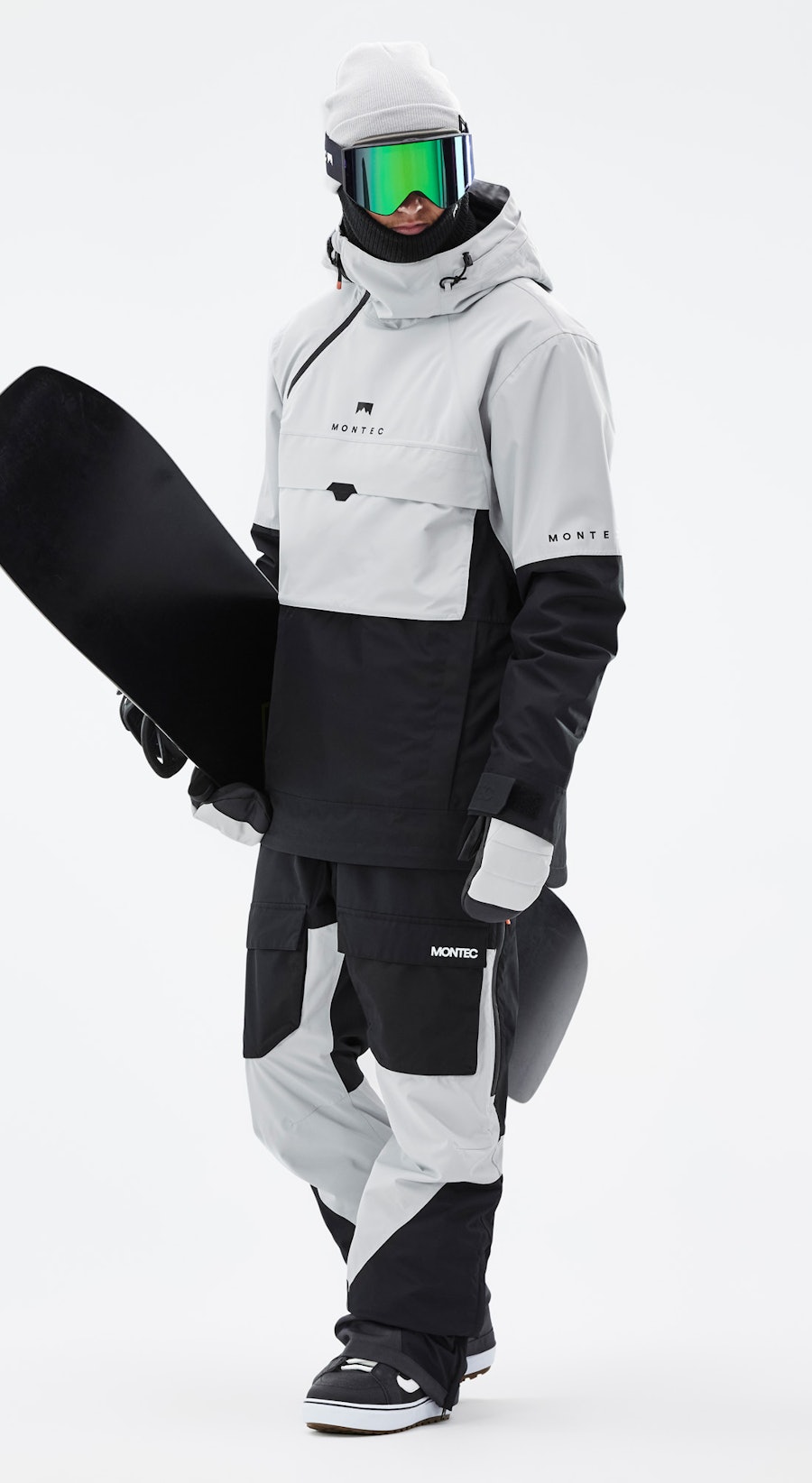 Dune Snowboard Outfit Men Light Grey/Black
