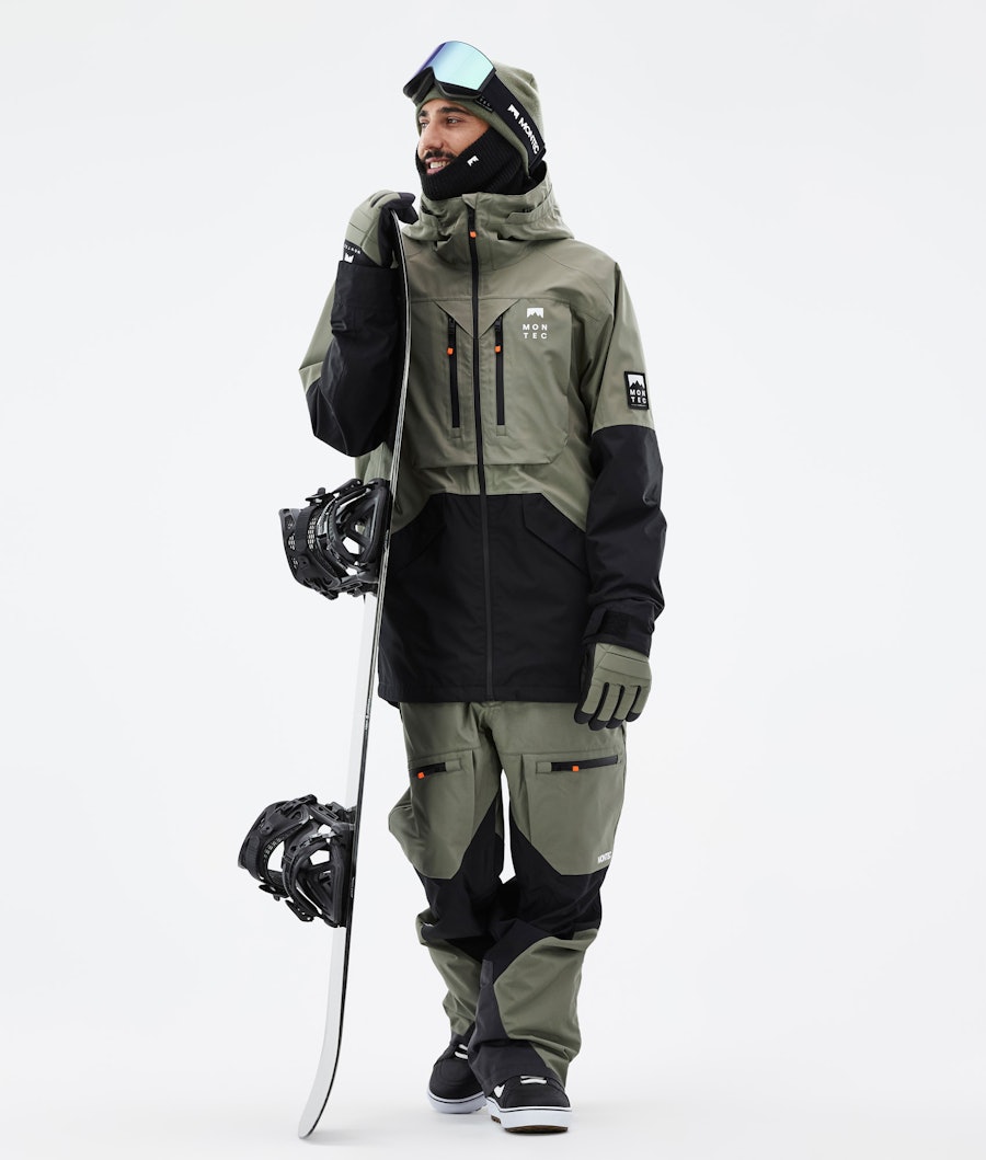 Arch Snowboard Outfit Men Greenish/Black