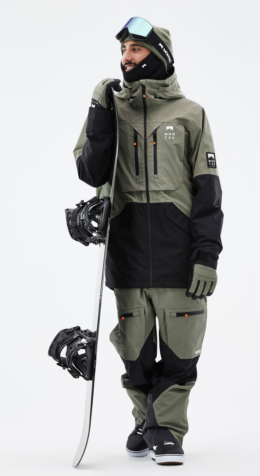 Arch Snowboardoutfit Herre Greenish/Black