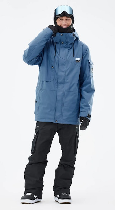 Adept Snowboardoutfit Man Blue Steel/Black