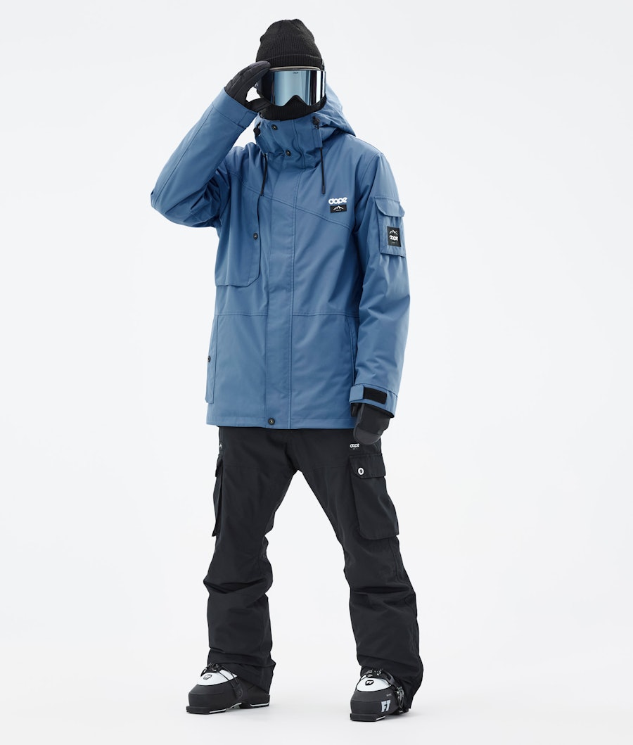 Adept Ski Outfit Herren Blue Steel/Black