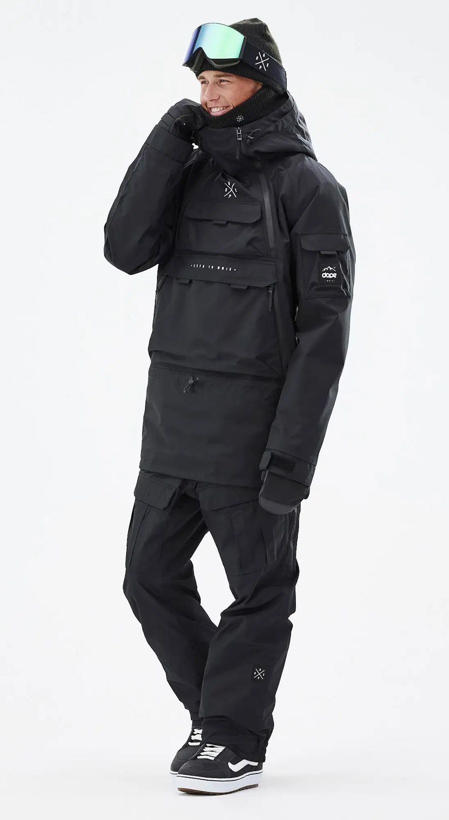 Akin Snowboardový Outfit Pánské Black