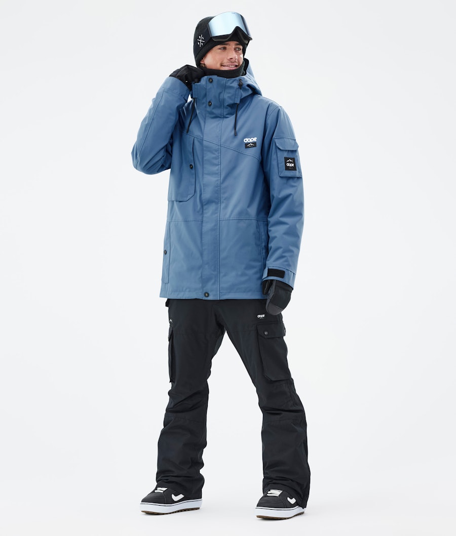 Adept Outfit Snowboardowy Mężczyźni Blue Steel/Blackout